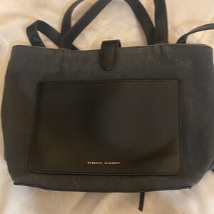 Rebecca Minkoff Black and Gray small crossbody bag